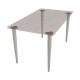KSN LEG CONIC / H.710 / MAT CHAMPAGNE